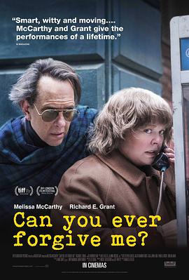 你能原谅我吗？ Can You Ever Forgive Me?.2018 字幕下载
