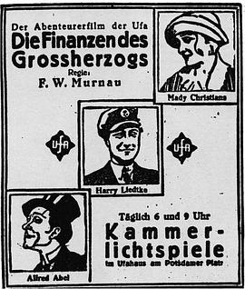 公爵的钱财 Die Finanzen des Großherzogs.1924 字幕下载